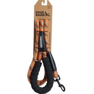 EDDIE BAUER Reflective Rope Dog Leash Orange/Teal 6’ $45 NWT